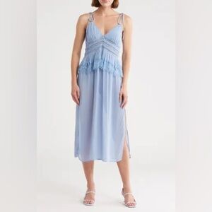 Free People Light Blue Kiki Slipdress Sz M